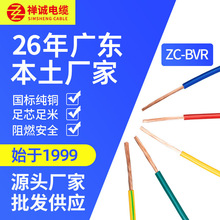 廠家BVR10平方國標足米銅芯線 阻燃家用軟線pvc多芯家裝銅芯電線