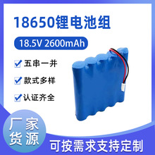 18650五串一並18.5V鋰離子電池2600mah美容儀器電瓶