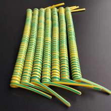 廠家直銷黃綠雙色彈簧線 單股多芯2.5平方銅芯線