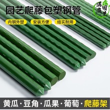 爬藤架花架包塑鋼管月季豆角西紅柿黃瓜園藝固定桿葡萄植物支撐架