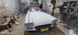 婚紗影視攝影道具車模型 豪華奢感戶外鐵藝擺件 仿真車模型擺件