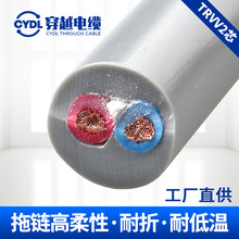 國標拖鏈電纜高柔性線TRVV2芯0.3 0.5/0.75/1.0/1.5/2.5防油耐折