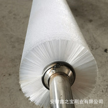 植毛加工工業刷輥LED表面處理白毛刷輥除塵清洗毛刷輥定制纏繞輥