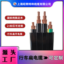 專業YFFB行車扁電纜帶鋼絲防開裂耐磨電纜 特種電纜廠家_批發直銷