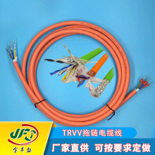 廠家直銷TRVV高柔伺服編碼器信號拖鏈電纜線 特種防水電纜線材