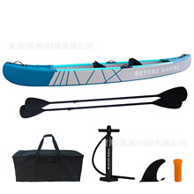 定制充氣皮划艇雙人三人充氣獨木舟橡皮艇釣魚船皮艇划艇kayak