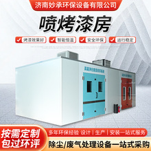 噴烤漆房 高噴塑設備五金靜電噴塗工業高溫房固化爐烤漆塗裝設備