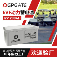 定制6EVF200鉛酸動力電池12V200AH工業洗地機電動叉車專用電瓶