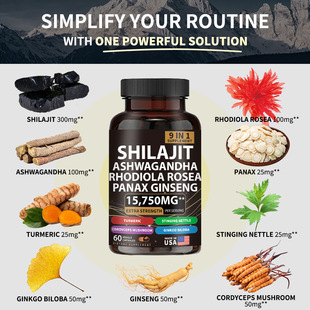 Cordyceps Ginseng Shilajit Capsules ϲ֥zҺzҬF؛