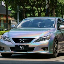 鐳射黑車身貼紙俱樂部車友會個性汽車貼畫改裝車七彩銀拉花改色膜