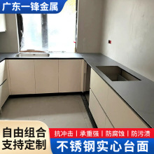 304不銹鋼台面櫥櫃定制廚房翻新舊櫥櫃整體定做佛山源頭工廠定做