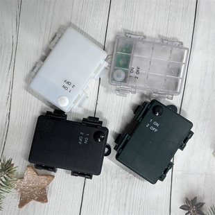 三節防水電池盒5號3aaRGB 八功能帶遙控控制器IP44電池盒子