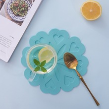 墊子碗墊杯墊西餐桌墊廚房小工具 創意桃花朵隔熱墊鍋墊盤子