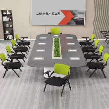 折疊培訓椅帶桌板辦公室培訓班椅子會議寫字板桌椅一體學生上課椅