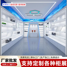 展廳烤漆展櫃廠家鞋店箱包櫃台化妝品貨架樣品展示櫃帶燈中島設計