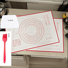 硅膠墊家用擀面墊和面墊大號揉面墊食品級硅膠面板烘焙擀面墊子