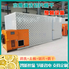 空氣能水果干烘干機 水果清洗去核切片烘干整套設備 蘋果梨烘干房