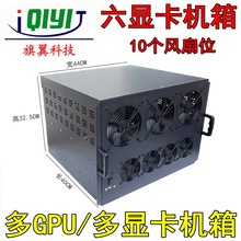 現貨 6U機箱 六顯卡機箱 多GPU/多顯卡靜音機箱 ATX主板機箱
