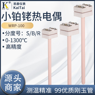 S型小鉑銠熱電偶高溫馬弗爐電窯專用WRP-100B型R型方形探頭傳感器