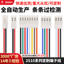 2510系列端子線快速接線端子端子線端子紅黑線多種規格可做