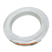 廠家批發 RJ11線 4芯 電話線 四芯扁平芯電話線 100米電話線 白色