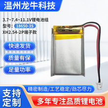 聚合物502030鋰電池組3.7V端子芯大容量戶外音響燈具節能電池組