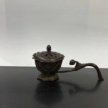 香爐仿古銅家用香爐鼎復古典迷你香熏爐茶道擺件