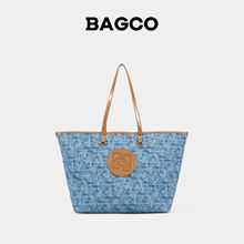 BAGCO編織輕奢女包設計慵懶旅行通勤托特包