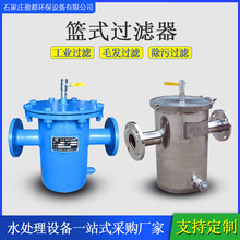 籃式過濾器碳鋼立 式直通除污器游泳池毛發過濾器籃式除污器