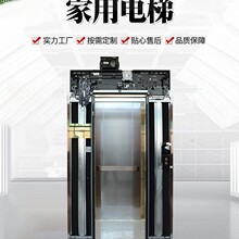 家用電梯廠家定做二三層小型簡易液壓曳引升降機家用觀光別墅電梯