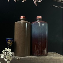 陶瓷家用密封一斤裝白酒瓶仿古酒罐藏酒空酒變窯密封窖藏酒壺批發