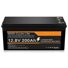 12V100AH磷酸鐵鋰電池12V200AH太陽能家庭儲能光伏系統鉛改鋰電池