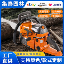 新款汽油伐木鋸大功率跨境消防鏈鋸多功能油鋸省油超易啟動伐木鋸