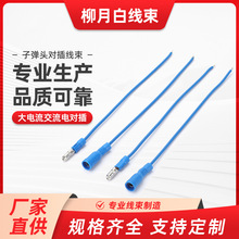 子彈頭公母對插線束大電流交流電對插 集成電路測試線4mm香蕉插頭