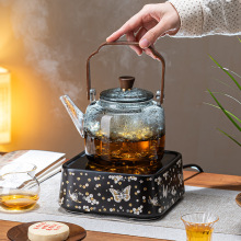電陶爐煮茶器耐高溫玻璃煮茶水壺套裝白茶黑茶煮茶爐家用燒茶爐