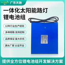 12.8V太陽能路燈儲控一體鋰電池安防監控磷酸鐵鋰太陽能鋰電池組
