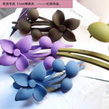 氣質時尚一字盤發發夾抓夾后腦勺盤發夾女diy頭飾發飾飾品配飾