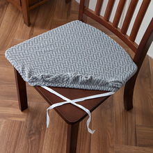 椅子套罩萬能四季通用純色簡約新款加厚凳子坐墊套罩彈力餐廳家用