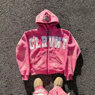 WQӆζ̿lN Boxy Embroidery Patch Hoodie