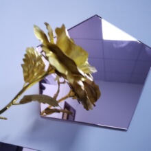 新品推薦 心形六邊形多邊形亞克力抗菌防霉鏡面貼牆貼自粘多色選