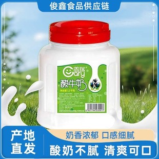【天潤正品代理】新疆天潤蓋瑞酸奶大桶裝1.2kg水果撈原味酸奶
