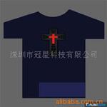 【厂家直销】EL音乐发光T恤