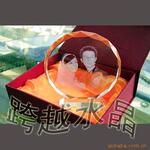 水晶内雕 抗震救灾