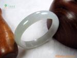 老坑糯冰晴水翡翠手镯 天然A货玉镯子 58.5mm