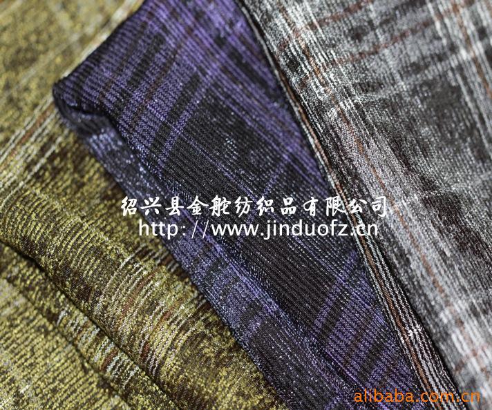 21条阳离子灯芯绒_纬弹格子灯芯绒_可做衬衫