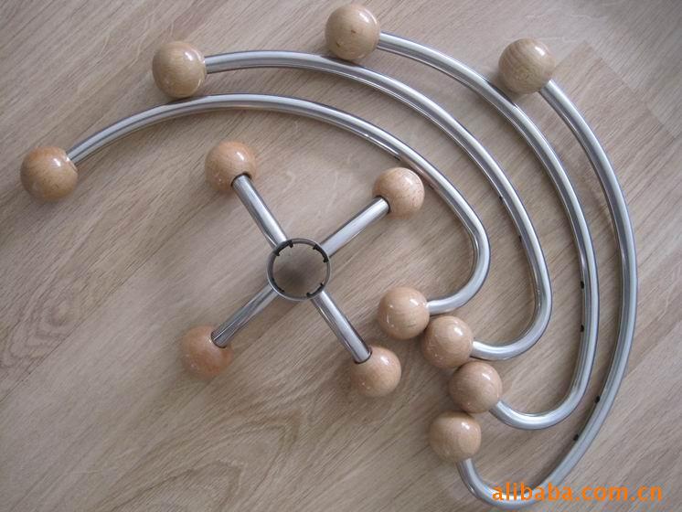 批发采购架类-经典高品质落地式可旋转金属衣