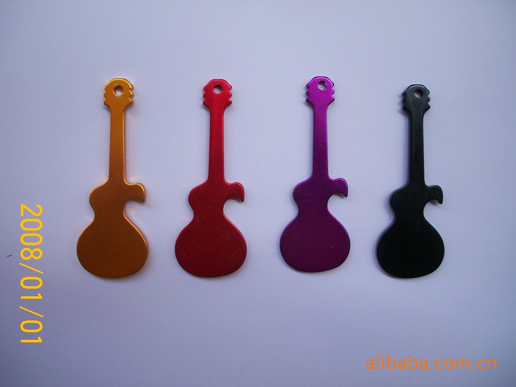供应厂家直销吉他形状开瓶器