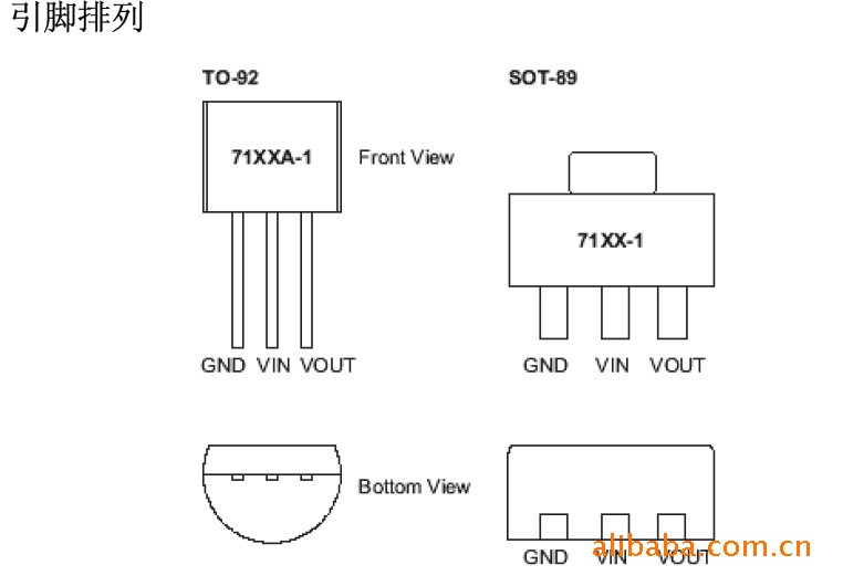 供應ht71501ht7150a1ldo三端穩壓器