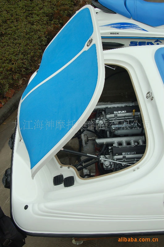 供应4冲程1400cc双原装铃木发动机6人快艇 水上快艇 - 九江海神摩托艇