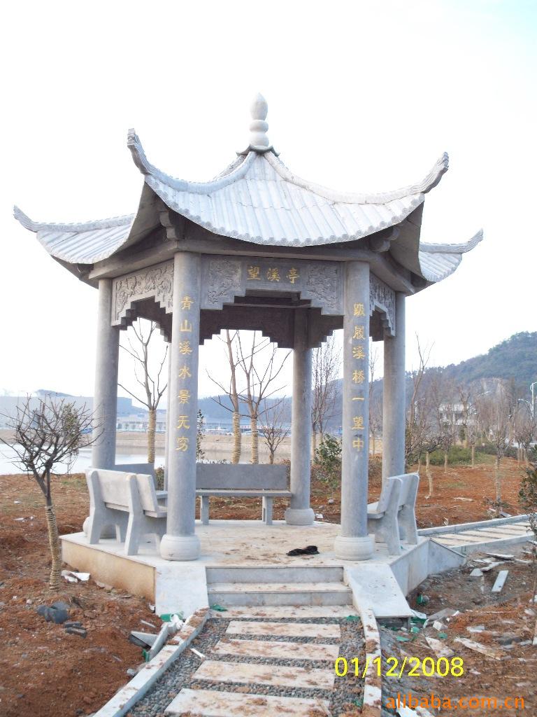 石亭,供应各种石亭,制作精细美观.